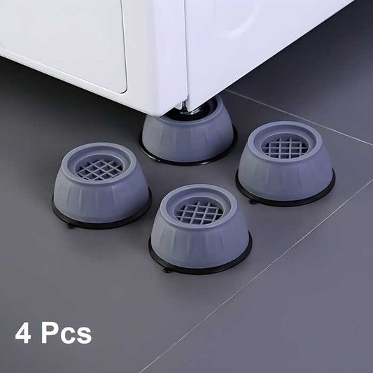 Premium Anti-Vibration Feet (Set of 4) – Shock-Absorbing Pads for Washing Machines, Dryers & Household Furniture